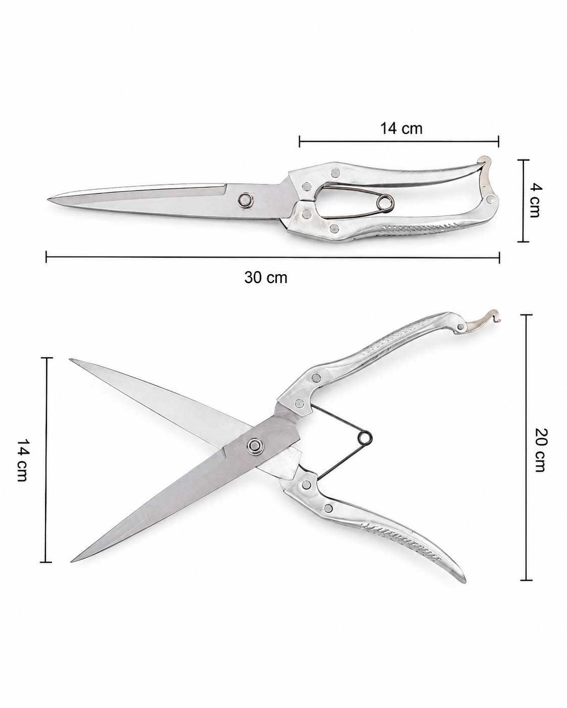 Universalios rankinės žirklės, 17 cm - Image 3