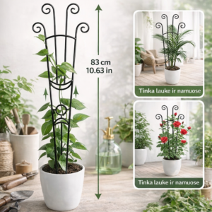 Metalinė augalų atrama