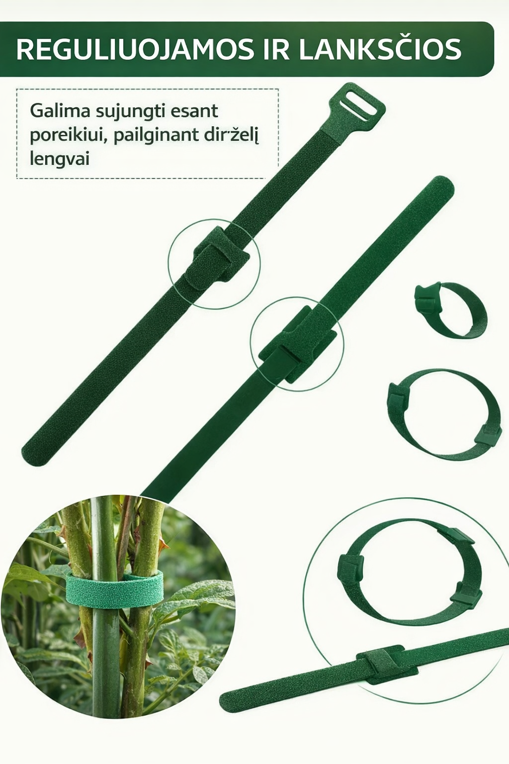 Tvirtinimo juostelės 30vnt