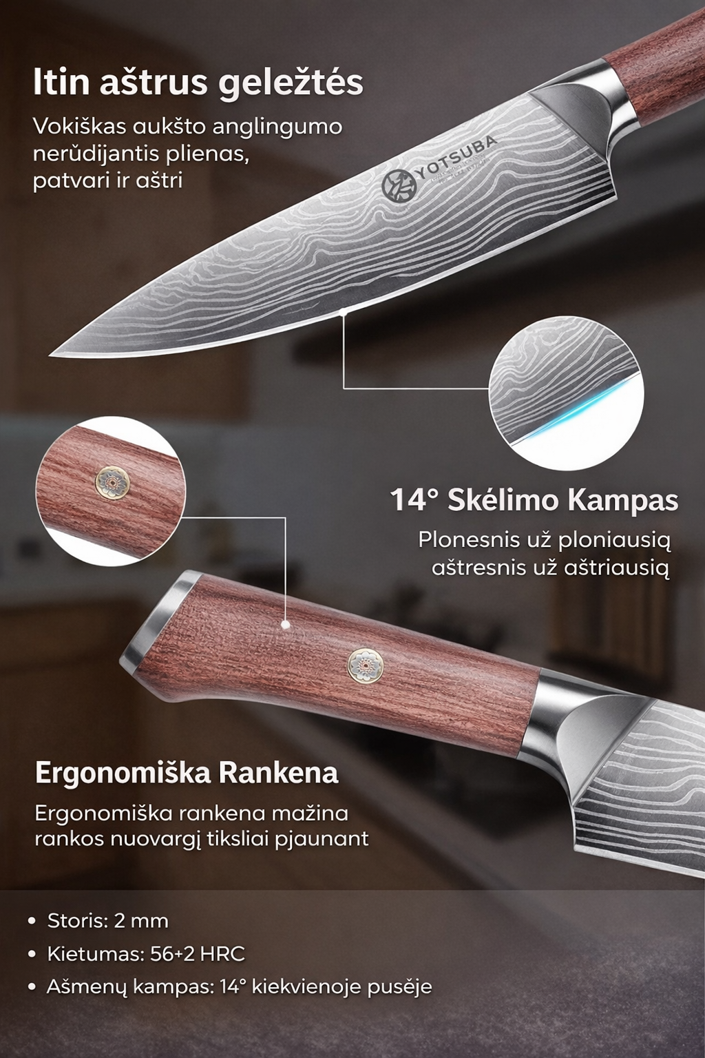 Yotsuba Milano virtuviniai peiliai - Image 4