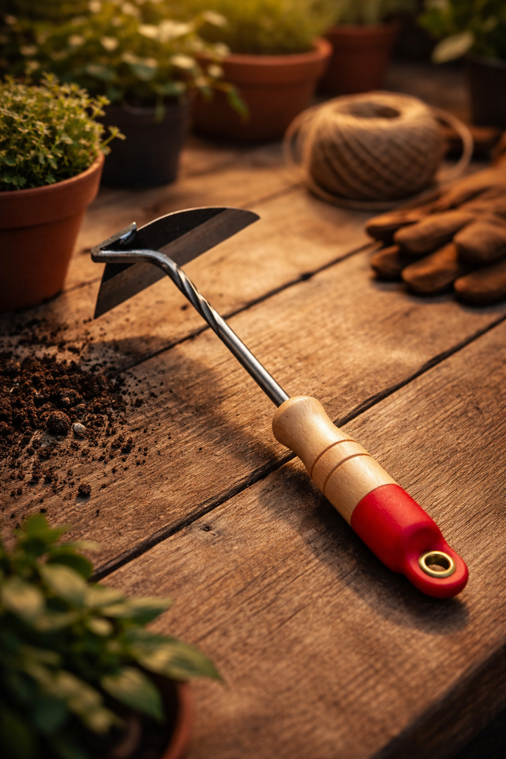 Kauptukas-ravėtuvas kairiarankiams Senkichi