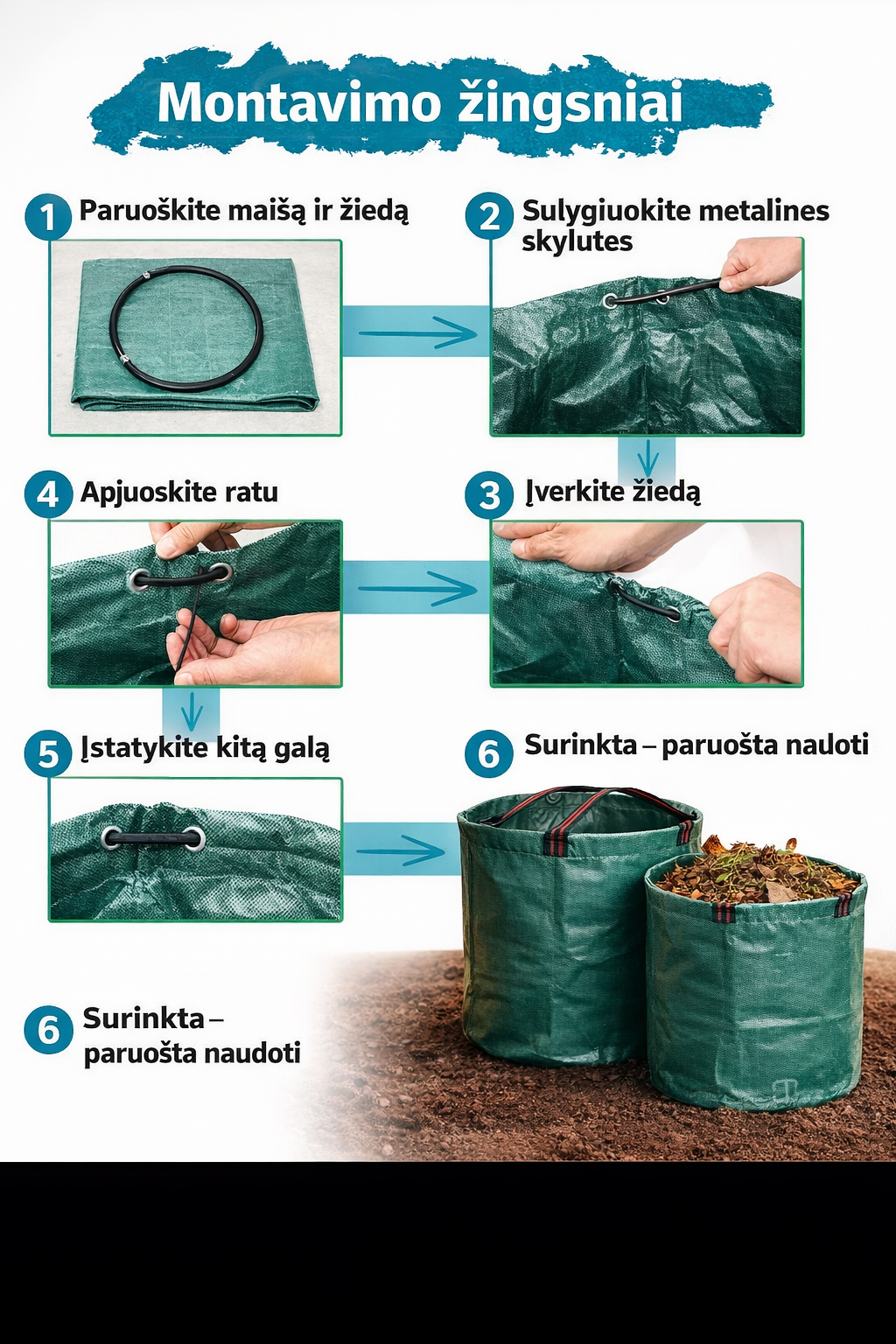 Sodo atliekų maišas - Image 3