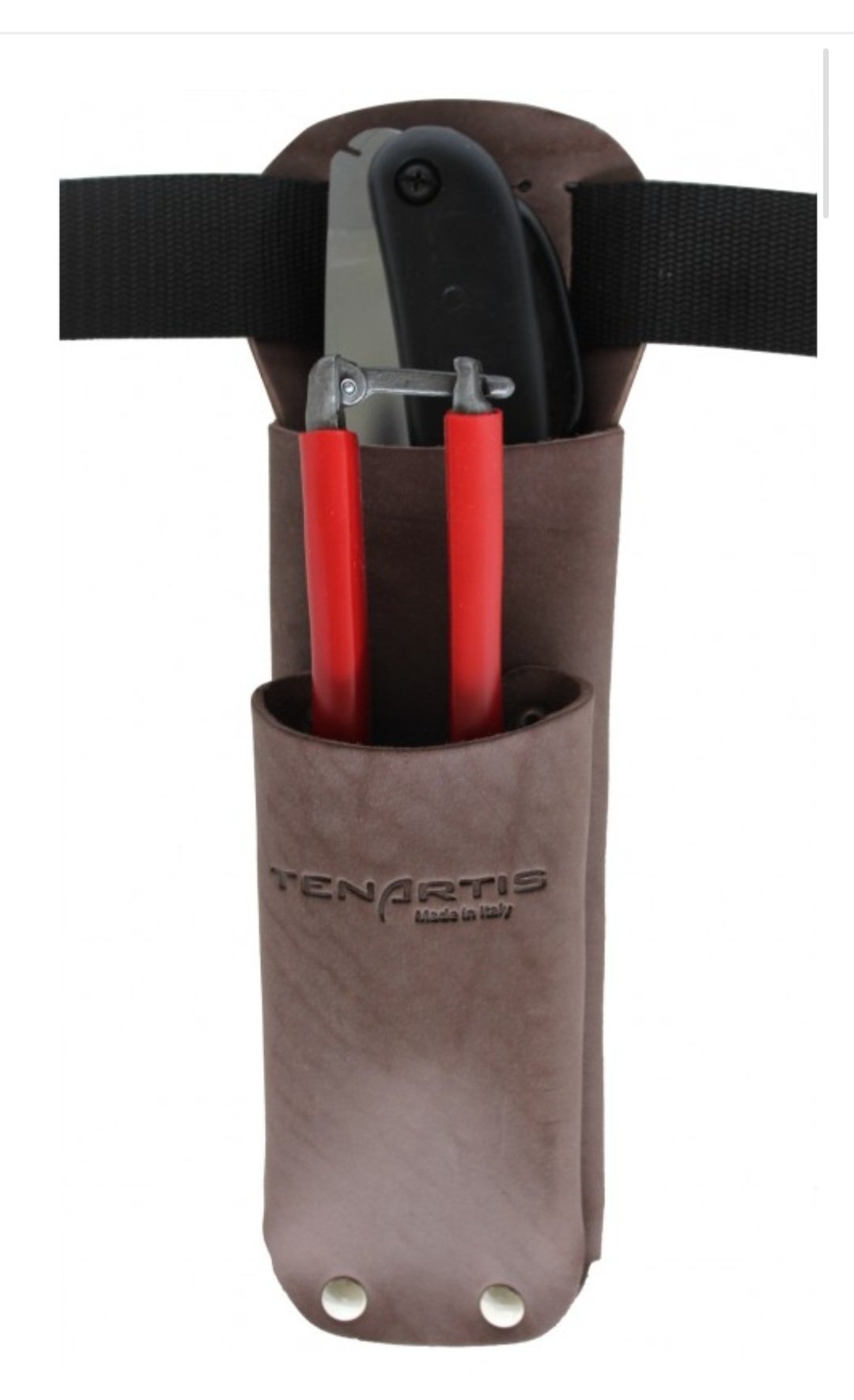 Tenartis dvigubas odinis dėklas - Image 2