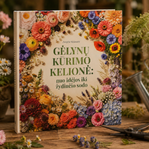 Knyga Gėlynų kūrimo kelionė: nuo idėjos iki žydinčio sodo
